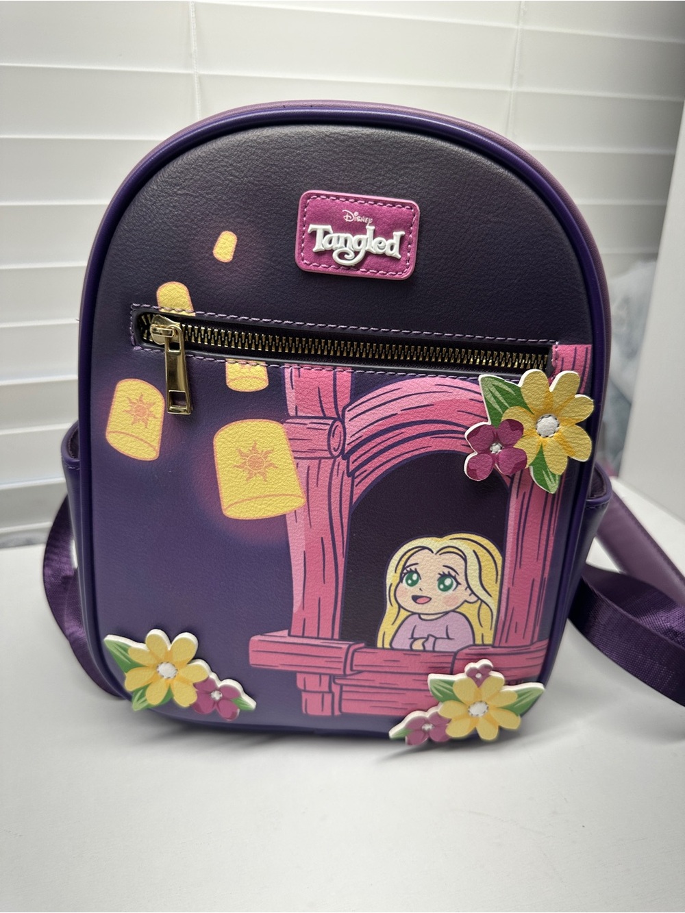 Disney Tangled Rapunzel Latern Window Mini Backpack